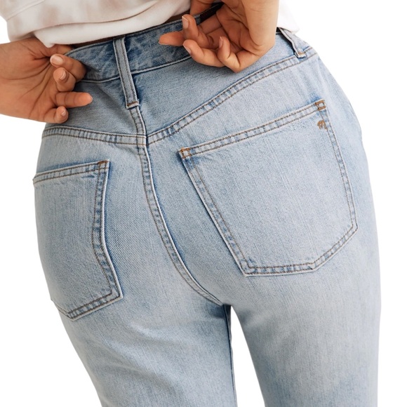 MADEWELL The Petite Curvy Perfect Vintage Jean in Fitzgerald Wash size 26P EUC - Picture 4 of 11